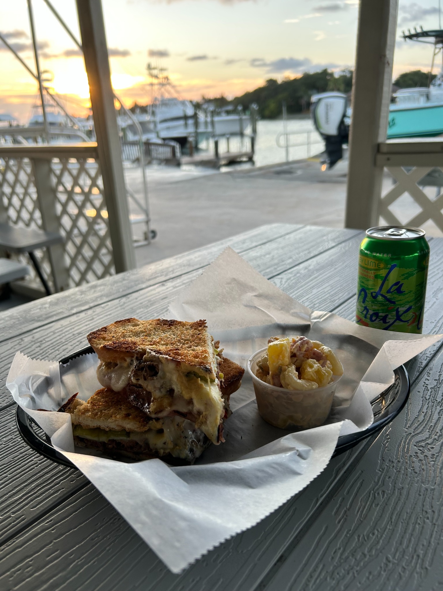 Sailfish Marina view from Dockside Deli & Coffee